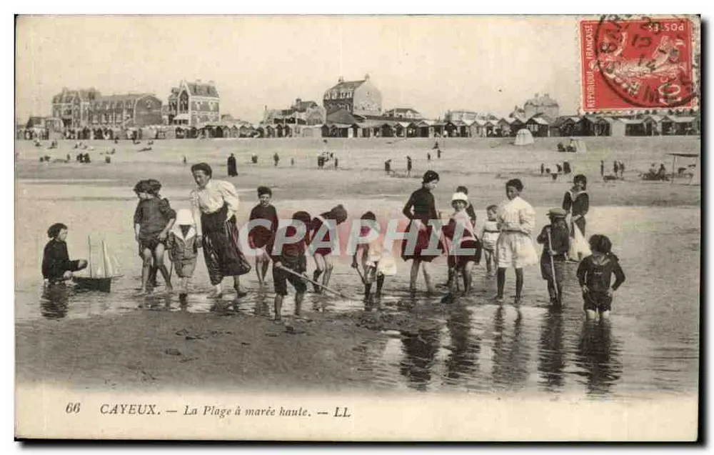 CAYEUX — Strande bei Flut — LL - Vorderseite