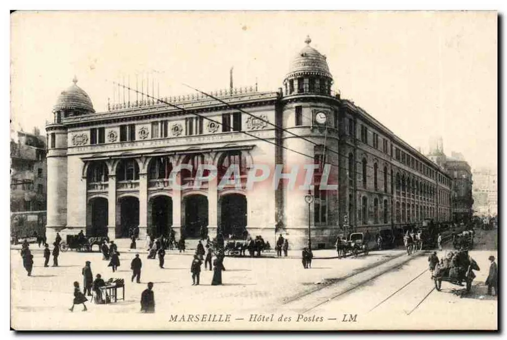 Marseille — Hotel Pocztowy — LM - Awers