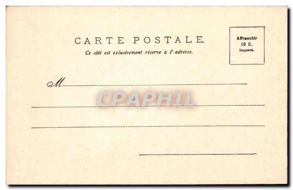 Paray-le-Monial — Das Rathaus — Schokolade & Tee der Kolonialgesellschaft - Rückseite