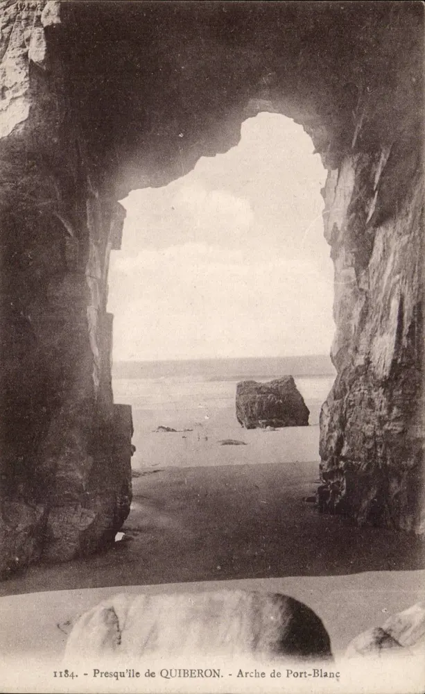 Presqu'île von Quiberon — Bogen von Port-Blanc — Verlag: 1184 - Vorderseite