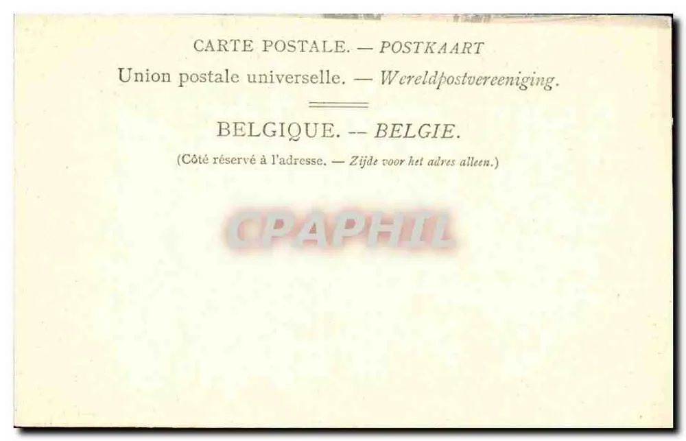 Die Kirche St. Jacques — Antwerpen — G. Hermans, Verlag Antwerpen, Nr. 33 - Rückseite