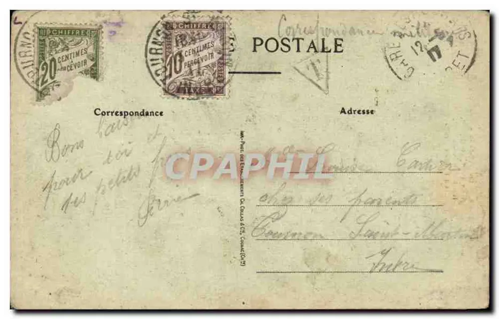 Orléans — A Catedral Ste-Croix — Edição H.C. n°601 - Verso