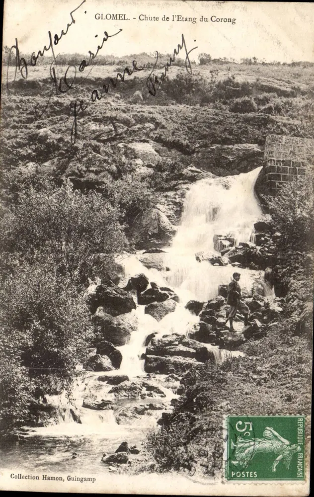 GLOMEL - Queda do Lago do Corong — Coleção Hamon, Guingamp - Frente