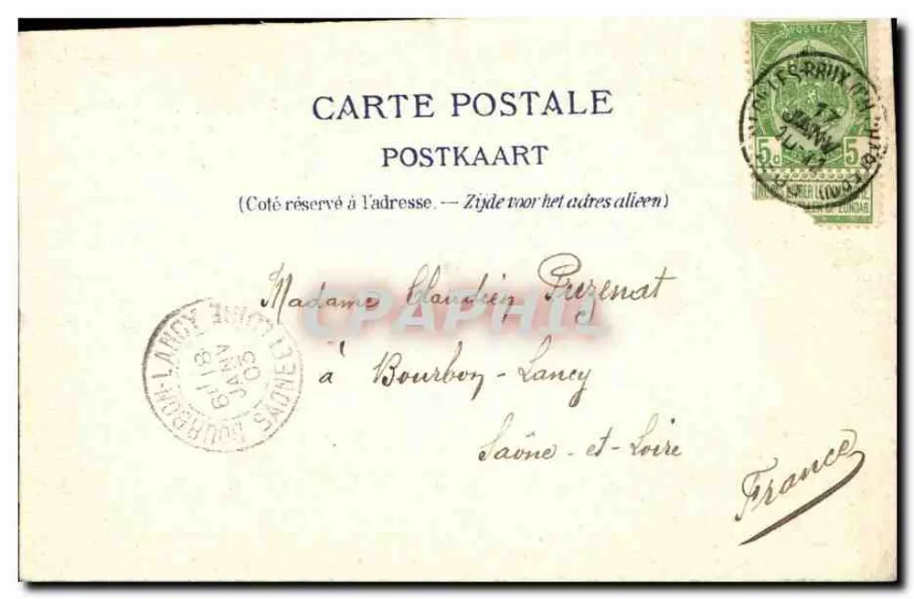 Brüssel — Kirche Ste-Gudule — Verlag: C. V. C. - Rückseite