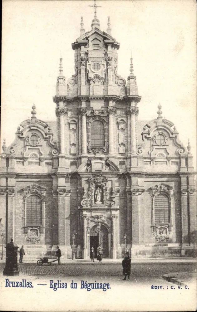 Brüssel — Kirche des Béguinages — Verlag: C.V.C. - Vorderseite