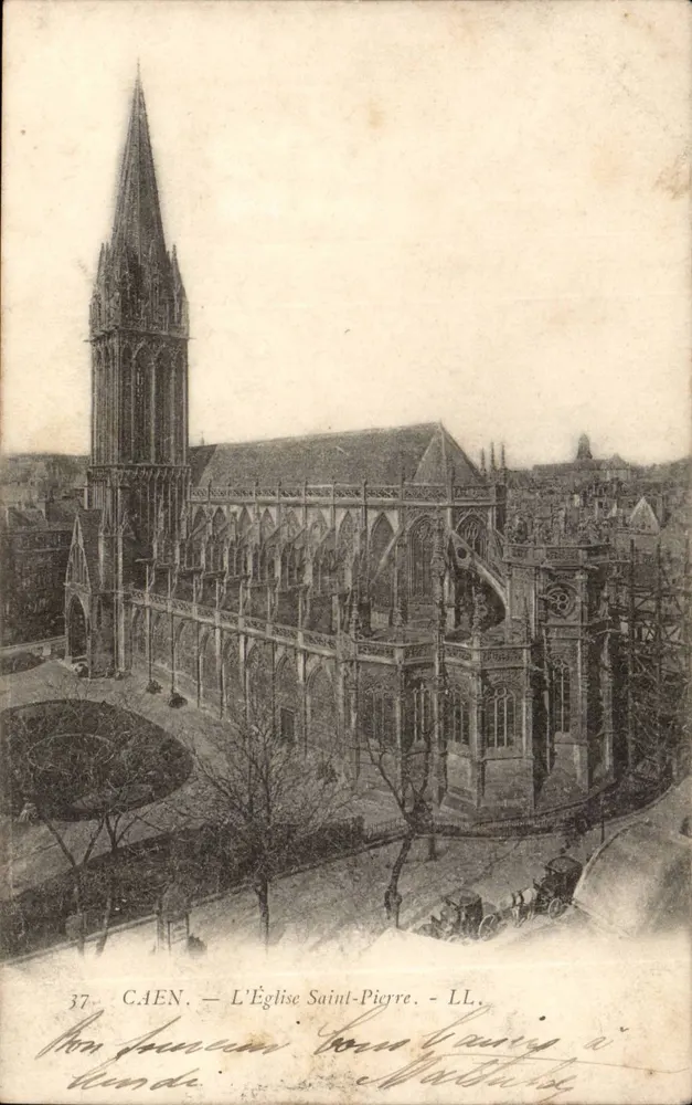 Caen — A Igreja de São Pedro — LL. n°37 - Frente
