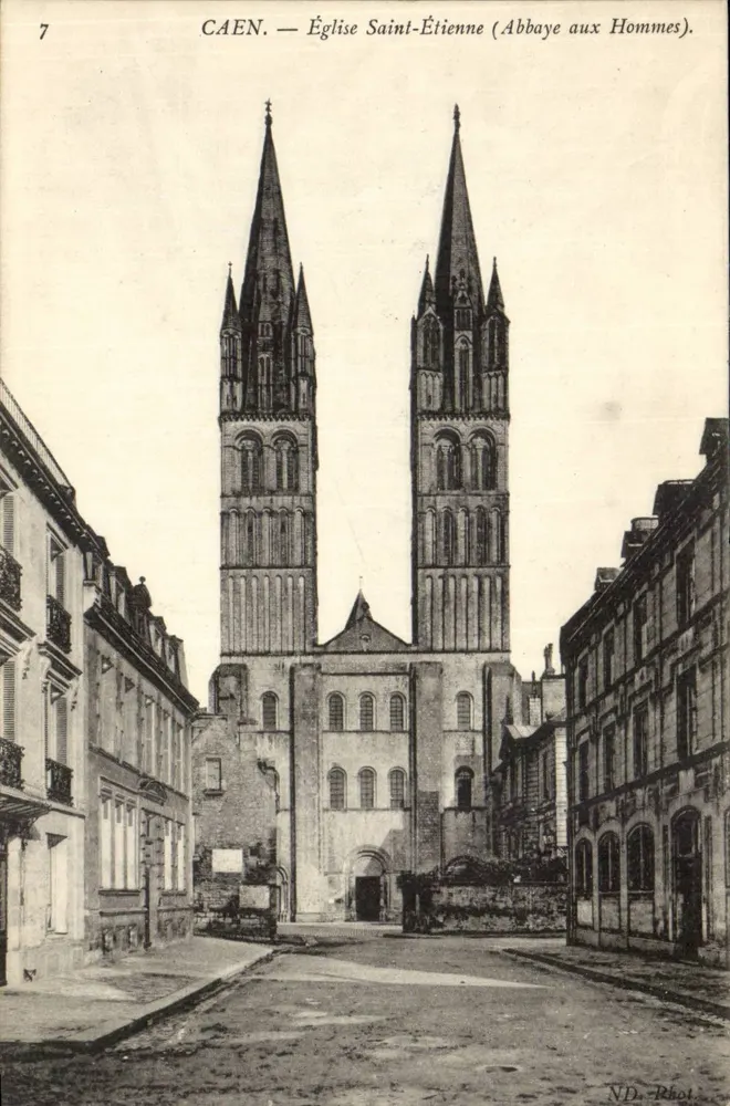 Caen — Kirche Saint-Étienne (Abbaye aux Hommes) — ND. Phot. - Vorderseite