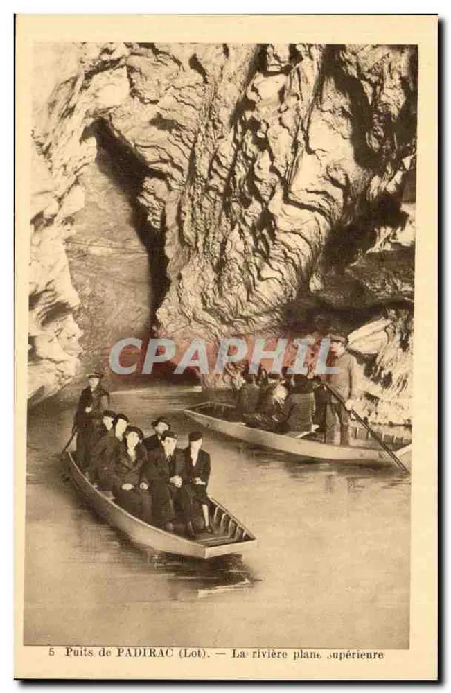Poço de PADIRAC (Lot) — A rio superior — Fototipia-Hélo Limoges - Frente