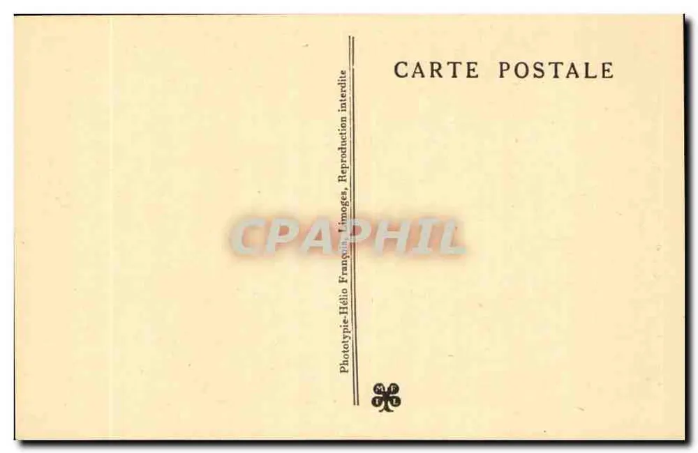 Poço de PADIRAC (Lot) — A rio superior — Fototipia-Hélo Limoges - Verso