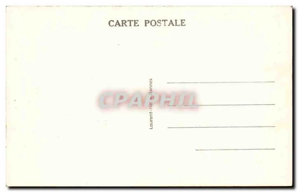 Mulher em traje de Pont-Aven — Rennes 134 — série 285 - Verso