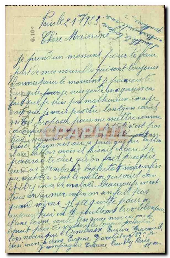 Paris - O Dôme e o Hotel dos Invalidos — L'Abéille, Paris, n°144 - Verso