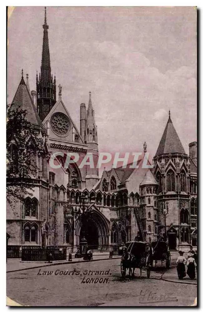 Law Courts, Strand — London — Nr. 58 - Vorderseite