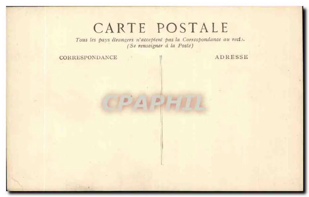 S.M. Albert Ier — retrato em uniforme militar — editor não identificado - Verso