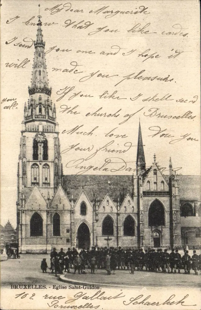 Kirche Saint-Guidon — Brüssel — unbekannter Verleger, Seriennummer nicht sichtbar - Vorderseite