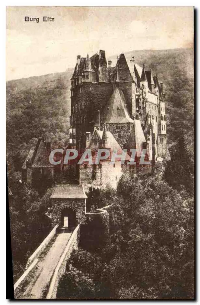 Burg Eltz — castillo medieval en el bosque — editor desconocido - Anverso