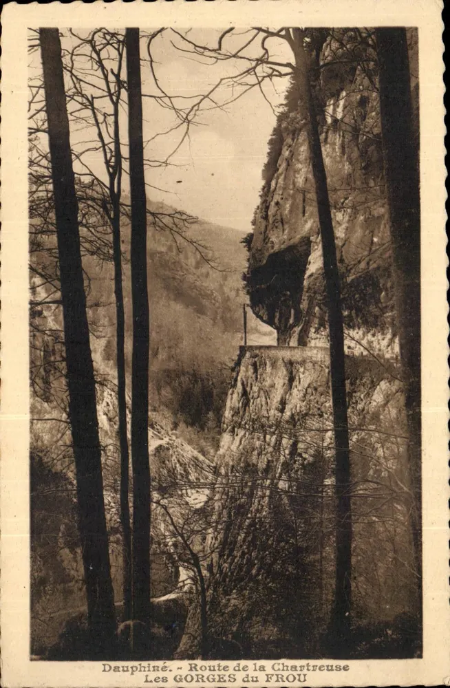 Die GORGES du FROU — Dauphiné — Route de la Chartreuse - Vorderseite