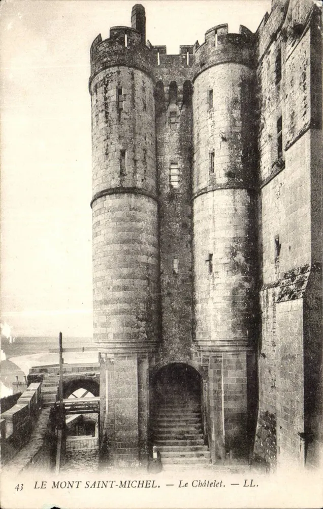 O Mont-Saint-Michel — O Châtelet — LL. — n° 43 - Frente