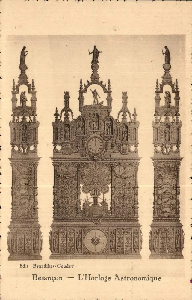 Besançon — A Relógio Astronômico — Edit Brandibas-Goudey - Frente