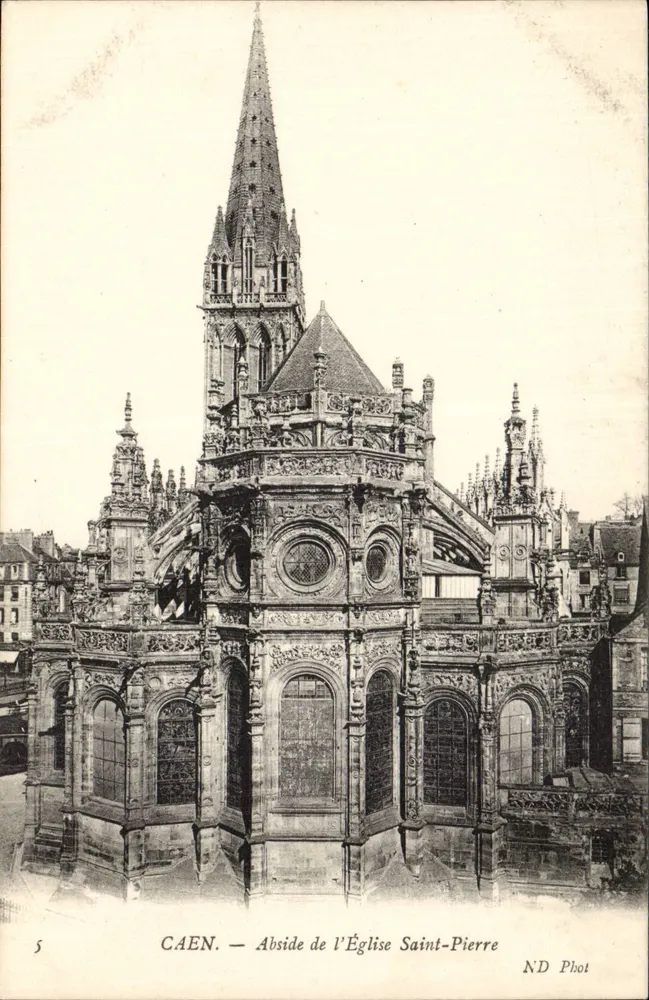 CAEN — Abside da Igreja de São Pedro — ND Phot - Frente