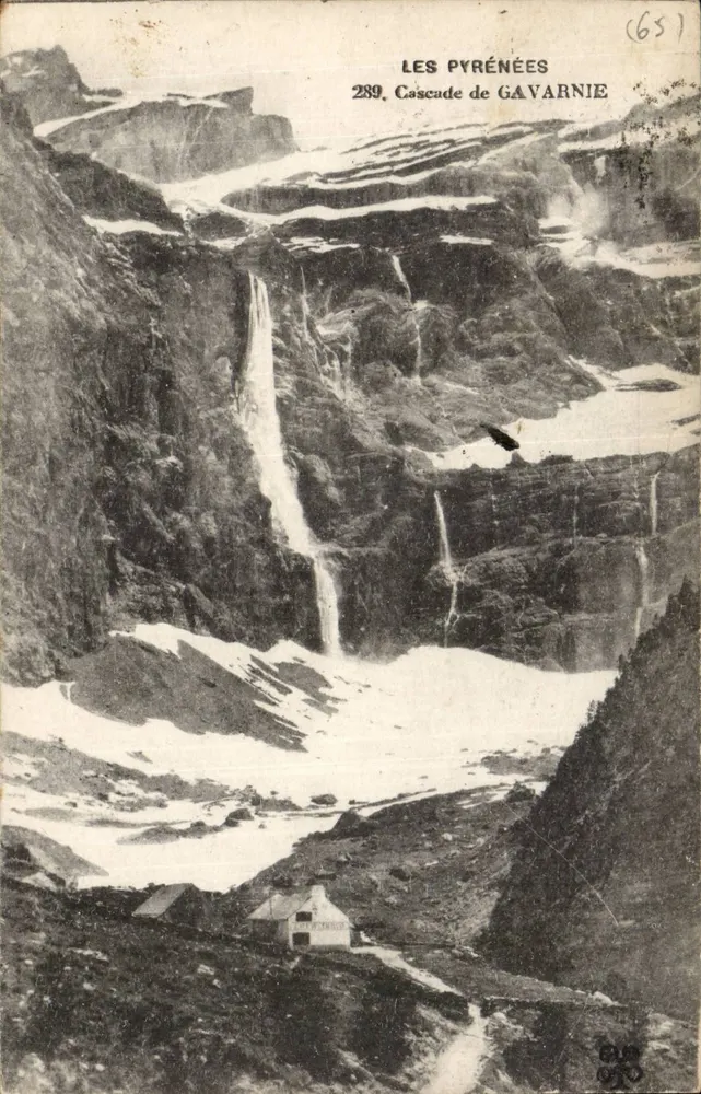 Cascata de Gavarnie — Os Pirineus — Editor não identificado, n° 289 - Frente