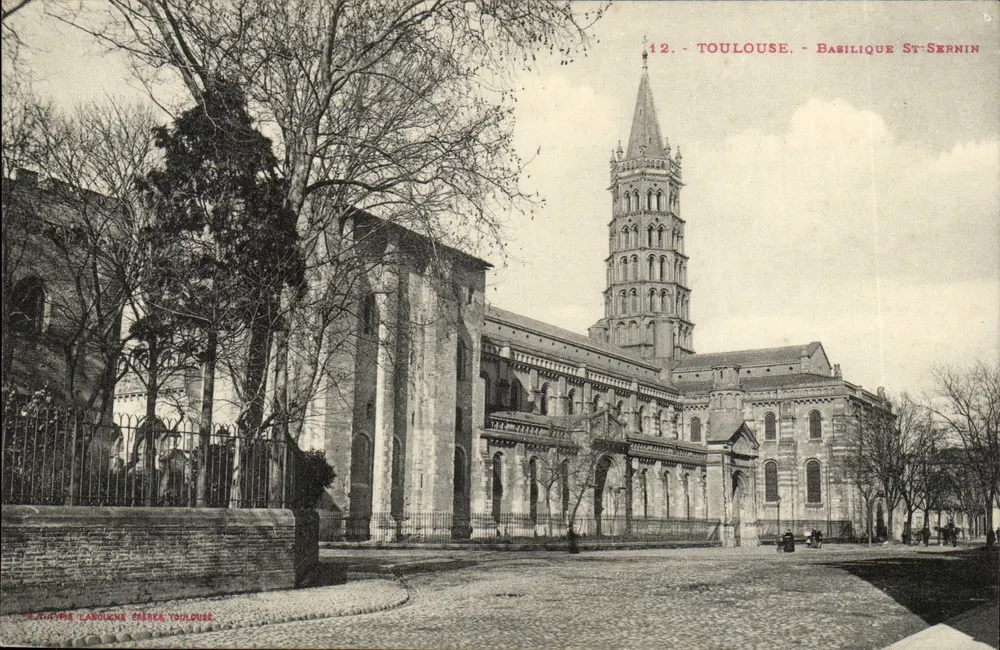 Toulouse - Basílica de São Sernin — Editor: Laroche, Toulouse, n°12 - Frente