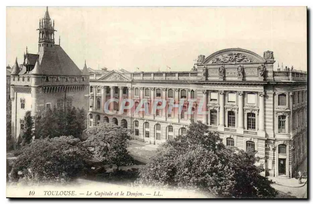 Toulouse — O Capitólio e o Donjon — LL. n°10 - Frente