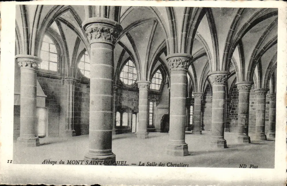Abtei Mont Saint-Michel — Der Ritterssaal — ND Phot - Vorderseite