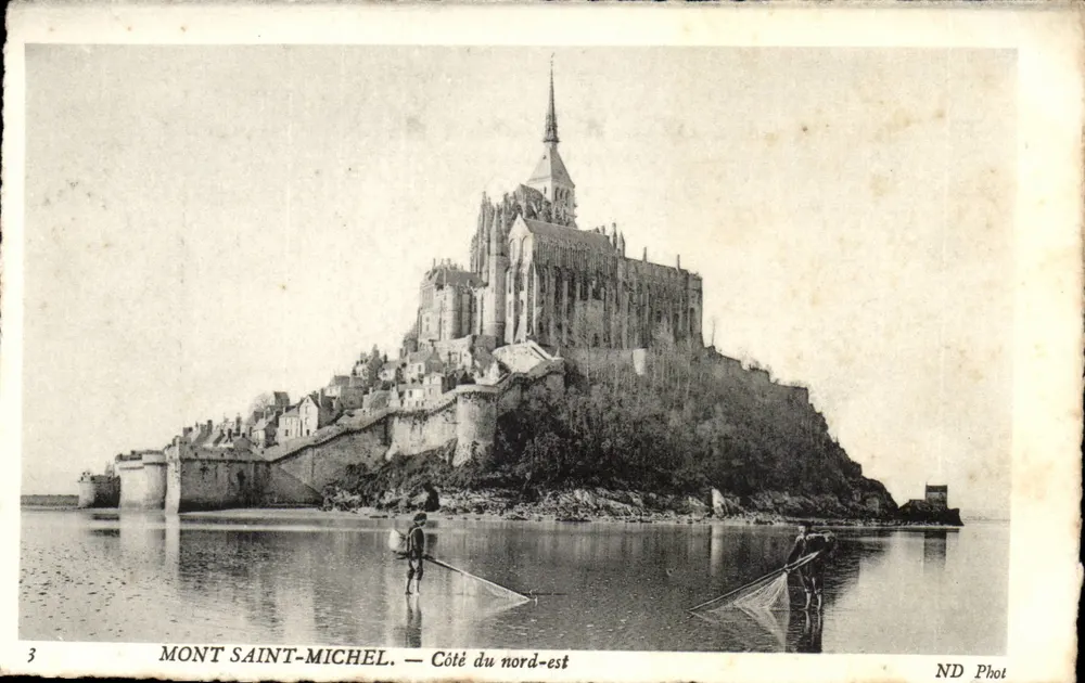 Mont Saint-Michel — Nordöstlicher Bereich — ND Phot - Vorderseite