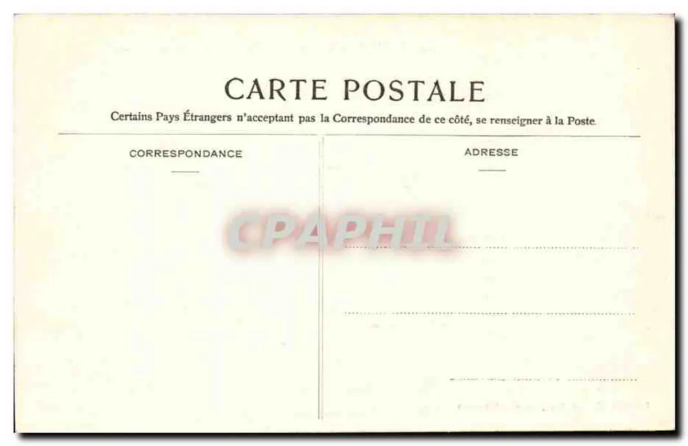 Angoulême - Kathedrale Saint-Pierre und Rempart Desaix — Kunstphototypie - A. Dupny ältester Sohn, Angoulême, Nr. 20 - Rückseite