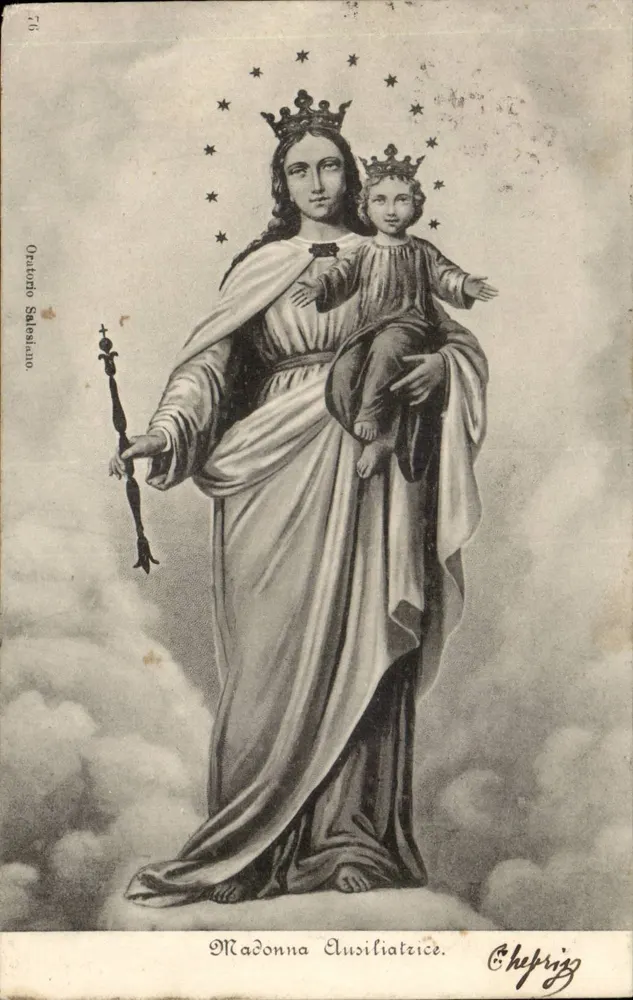 Madonna Ausiliatrice — Oratorio Salesiano — Chef-jiz - Vorderseite