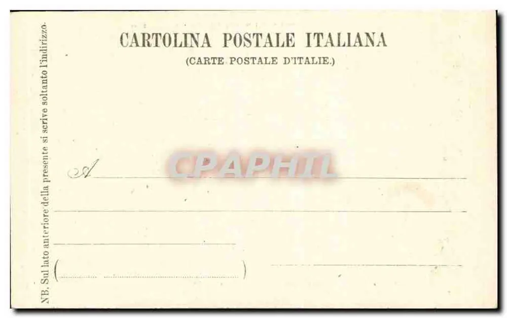 La Gran Cascata — Fivoli, Provinz Rom — Italienische Postkarte - Rückseite