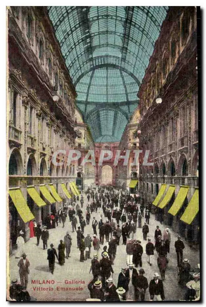 Mailand — Galleria Vittorio Emanuele — unbekannter Verlag, Seriennummer 27/48-4 - Vorderseite