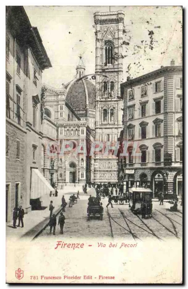 Florenz - Via dei Pecori — Francesco Pineider Edit - n° 781 - Vorderseite
