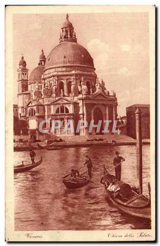 Venedig — Kirche della Salute — unbekannter Verlag, Seriennummer nicht sichtbar - Vorderseite