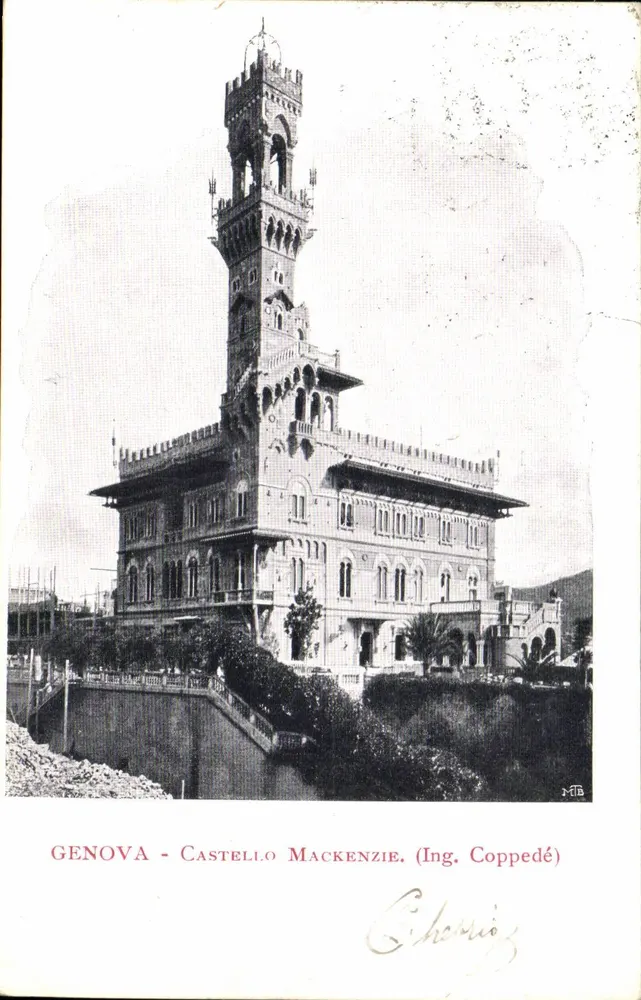 Genova - Castello Mackenzie (Ing. Coppedé) — Verlag C. Chiorio, n° 275 - Vorderseite