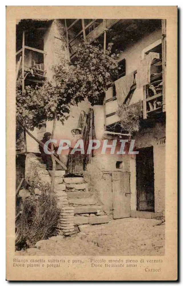 Italienisches Dorfbild — Verlag Caracci, Nr. 116 - Vorderseite