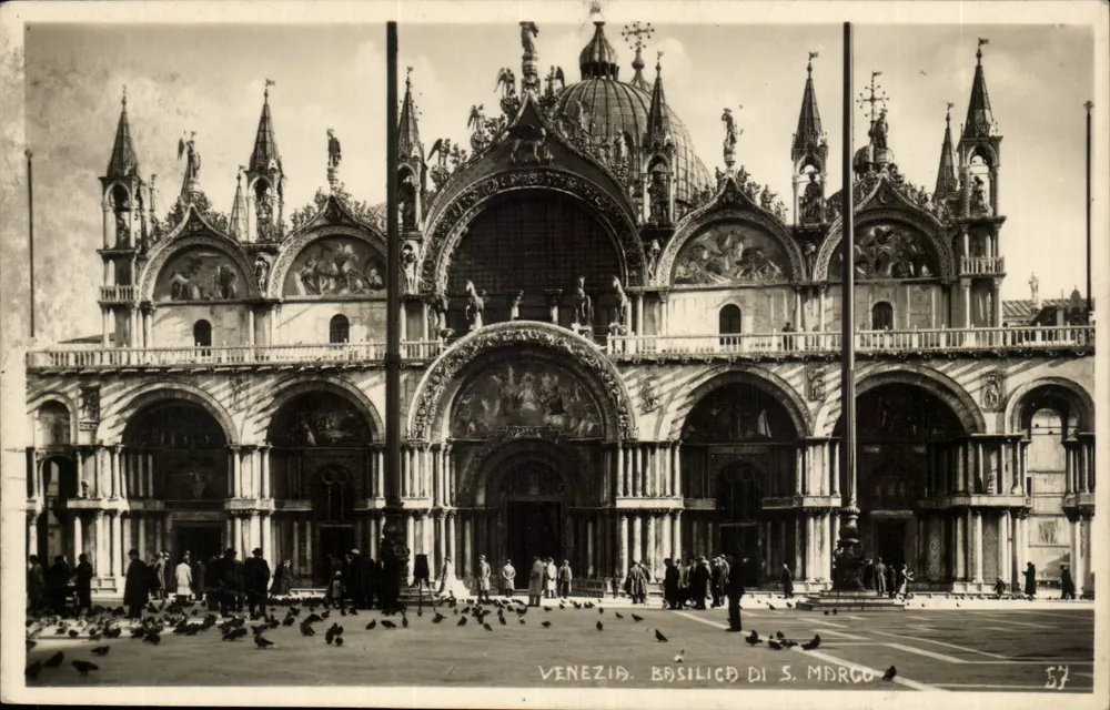 Venedig. Basilika San Marco — Venedig. Basilika San Marco — unbekannter Verlag, Nr. 57 - Vorderseite