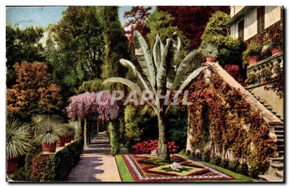 Garten der Villa Carlotta — Cadenabbia — Verleger Esarti Capella, n° 711.888 - Vorderseite