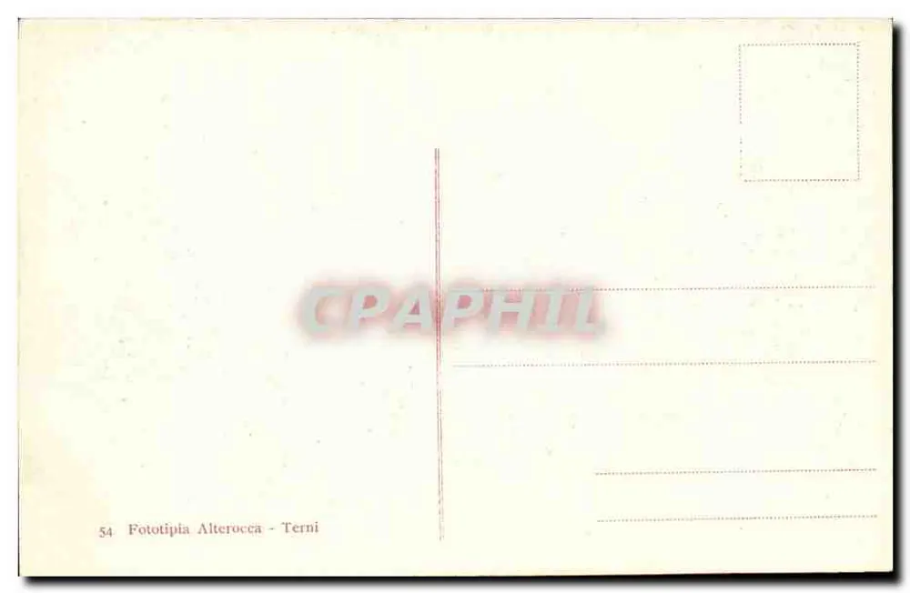 Rom - Forum Traian — Panoramablick auf das Forum mit Säule und Tempel — Fototipia Alterocca - Terni, n°54 - Rückseite
