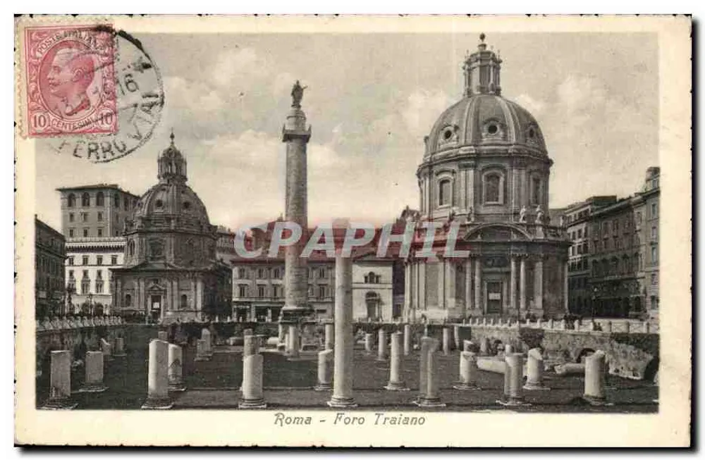 Roma - Foro Traiano — Verleger: Brunner & C., Como, Nr. 18634 - Vorderseite