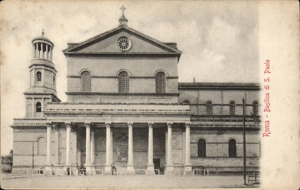 Basilika von S. Paolo - Rom — unbekannter Verleger, Seriennummer nicht sichtbar - Vorderseite