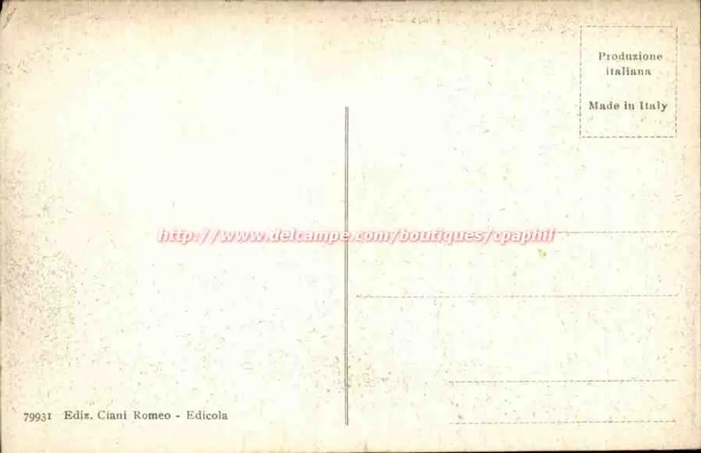 Frascati - Villa Torlonia und Wasserfall — Verlag Ediz. Ciani Romeo, n° 79931 - Rückseite