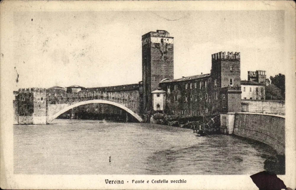 Verona - Ponte e Castello Vecchio — Verlag P.R.-M. - Vorderseite