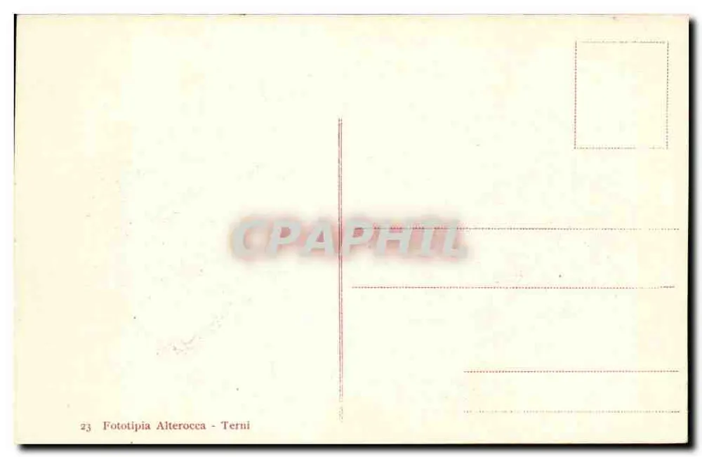 Rom - Pantheon von Agrippa — Ansicht des Panthens mit Obelisken — Fototipia Alterocca - Terni, Nr. 23 - Rückseite