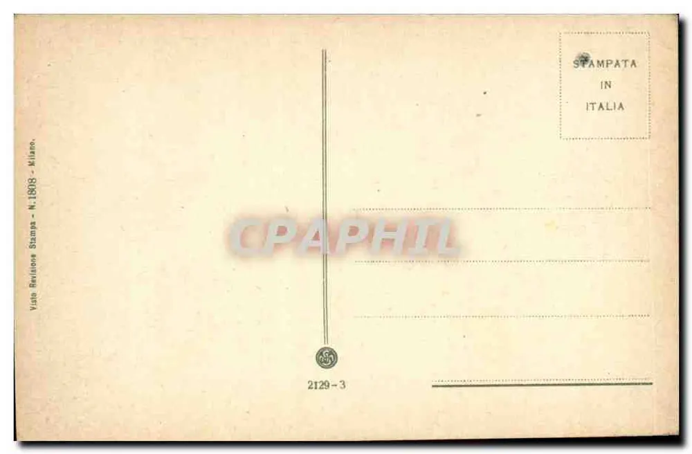 Venedig - Großer Kanal. — Verlag Visto Revisore Stampa, Mailand, Nr. 2129-3 - Rückseite