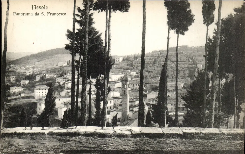 Fiesole — Panorama von San Francesco — U.M.-F. - Vorderseite