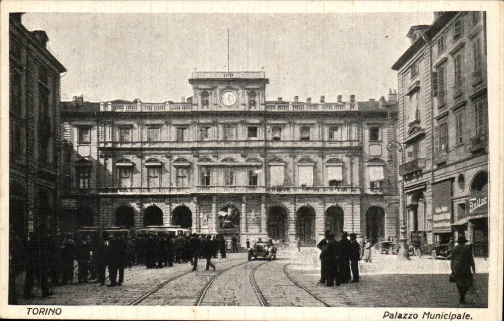 Turin — Palazzo Municipale — Verlag Ballor - Vorderseite
