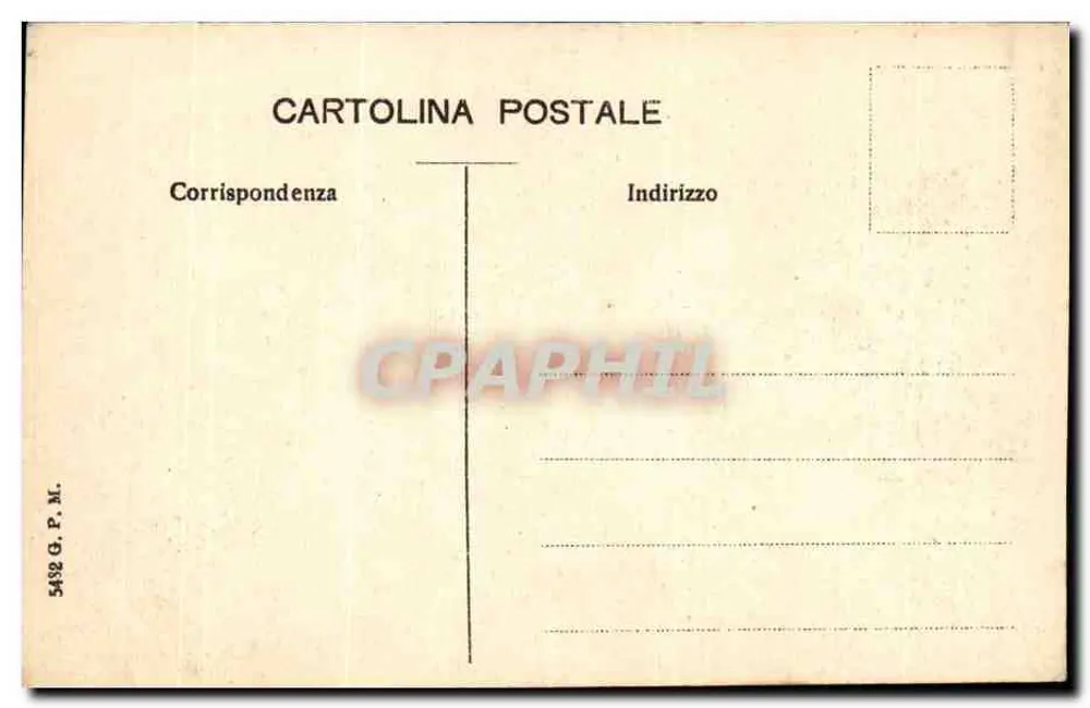 Mailand — Innenansicht des Teatro alla Scala — Verlag G.P.M. Nr. 5432 - Rückseite