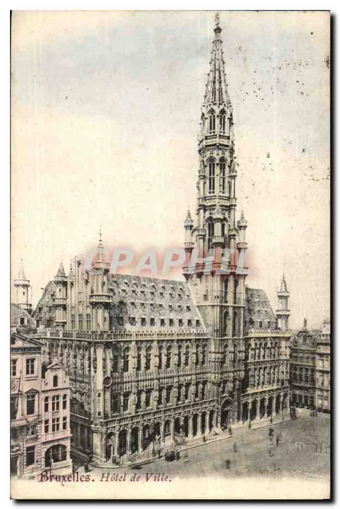 Brüssel. Stadthaus — Panoramablick — Verlag unbekannt - Vorderseite