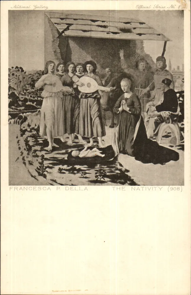 Die Geburt Christi — Francesca P. Della — Offizielle Serie N°1, National Gallery - Vorderseite